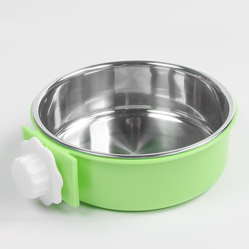 Bol Fixe Anti-Renversement en Inox – Repas Stable & Sans Dégâts 🐾🥣