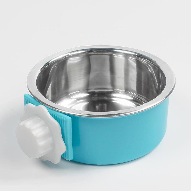 Bol Fixe Anti-Renversement en Inox – Repas Stable & Sans Dégâts 🐾🥣