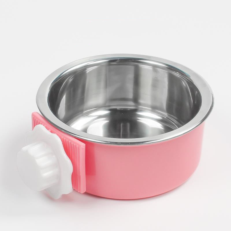 Bol Fixe Anti-Renversement en Inox – Repas Stable & Sans Dégâts 🐾🥣
