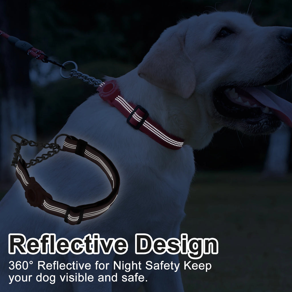 Collier AirTag Anti-Traction Pro – Contrôle & Sécurité Totale 🐶💛