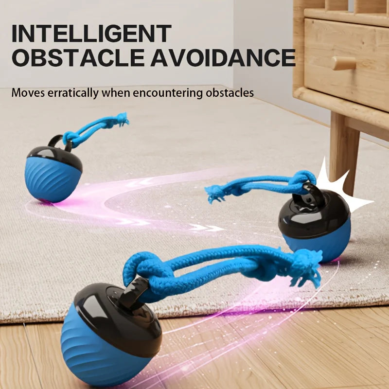 Balle Intelligente Interactive – Mouvement, Son & Jeu Dynamique ⚡🐶💛