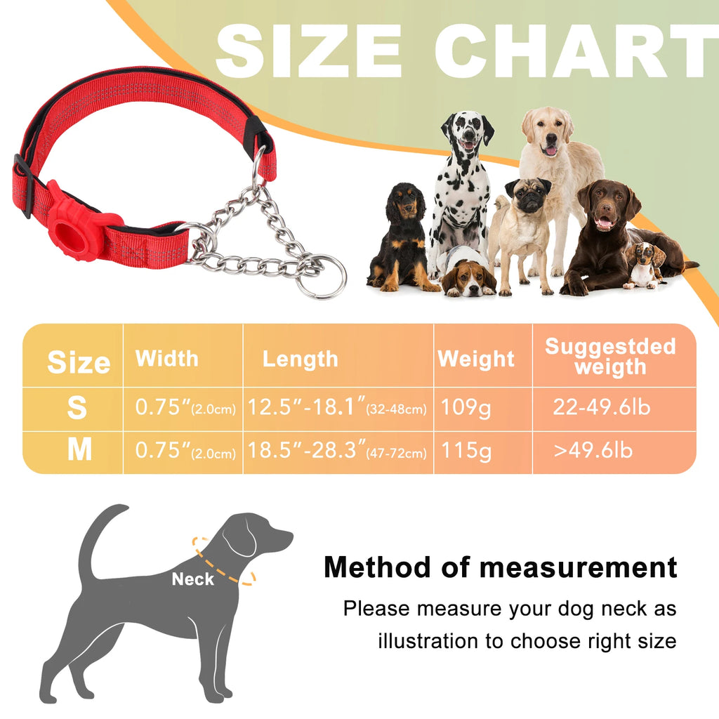 Collier AirTag Anti-Traction Pro – Contrôle & Sécurité Totale 🐶💛