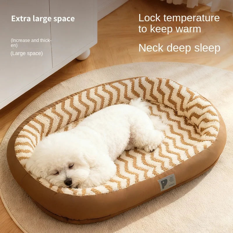 Luxury Oval Bed – Premium Comfort & Absolute Warmth ❄️🛋️