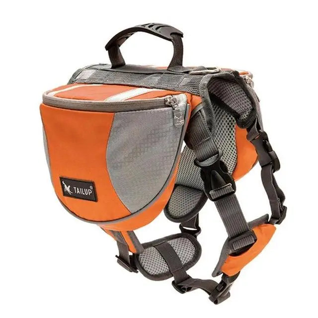 Comfort+ Adventure Backpack for Dogs – Large Capacity, Breathable & Ultra-Secure 🐶🎒💛