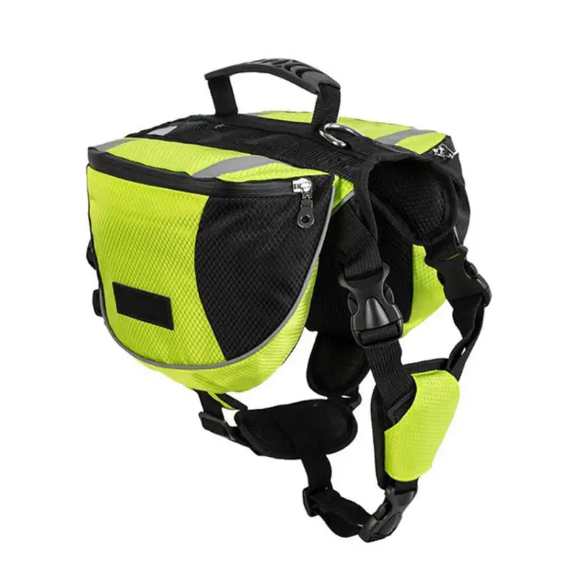Comfort+ Adventure Backpack for Dogs – Large Capacity, Breathable & Ultra-Secure 🐶🎒💛