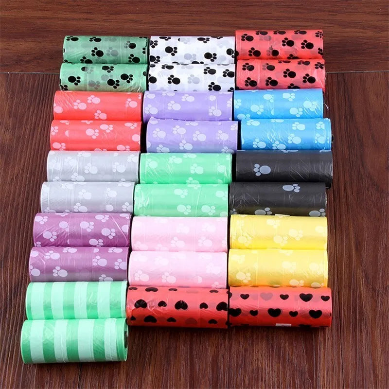 Sacs à Déjections Biodégradables (150 pcs) – Propreté Facile & Écologique 🌱🐶💛