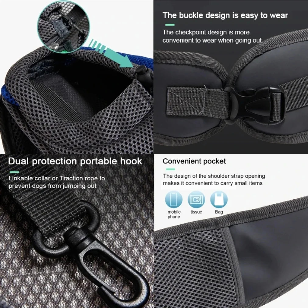 Comfort+ Shoulder Bag 2025 – Lightweight & Secure Transport 🎒🐶💛