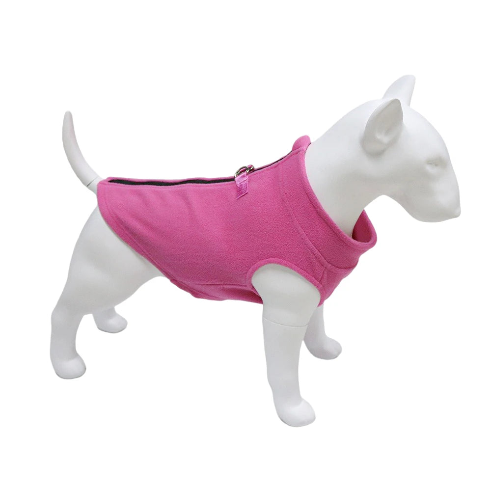Zip Fleece Coat – Quick Warmth & Winter Comfort ❄️🐶💛