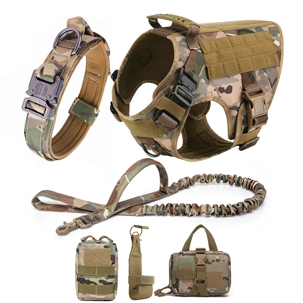 Pro Tactical Harness + Leash – Absolute Power & Control 🐶💛