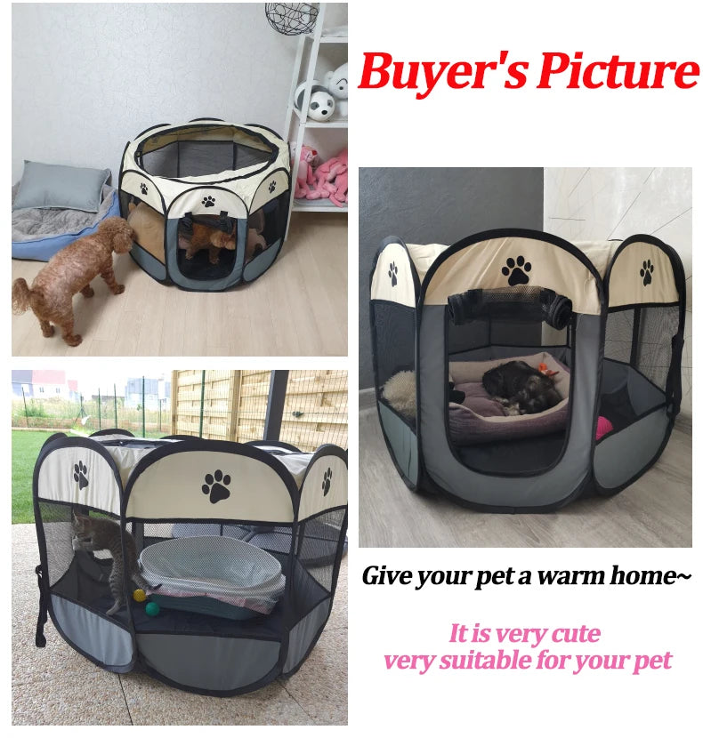 Tente Pliable pour Chien & Chat – Espace Sécurisé & Confort Intérieur/Extérieur