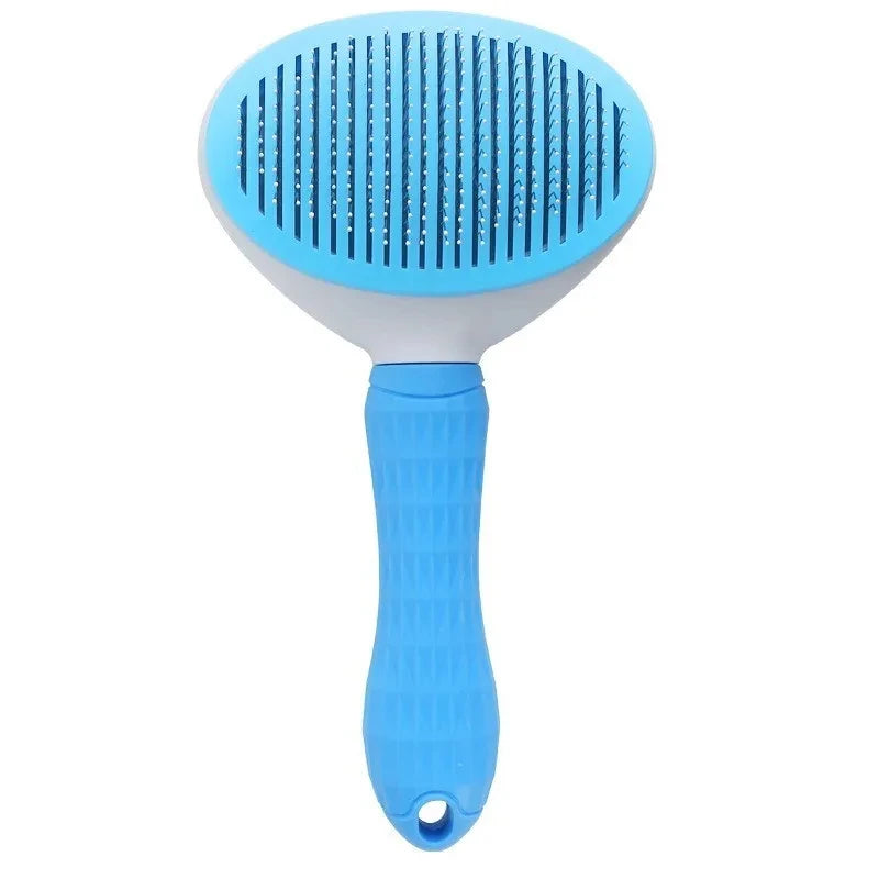 Brosse Autonettoyante pour Chien & Chat – Pelage Doux & Sans Poils 🐾✨