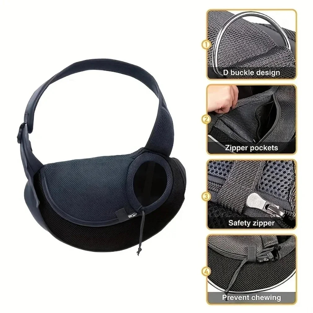 Comfort+ Shoulder Bag 2025 – Lightweight & Secure Transport 🎒🐶💛