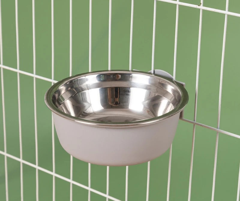 Stainless Steel Hanging Bowl – Everyday Cleanliness & Comfort 🥣🐶💛