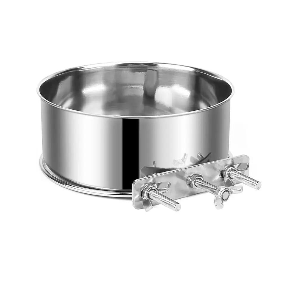 Bol Suspendu Anti-Mâchouillage – Acier Inoxydable & Repas Sans Dégâts 🐾🥣