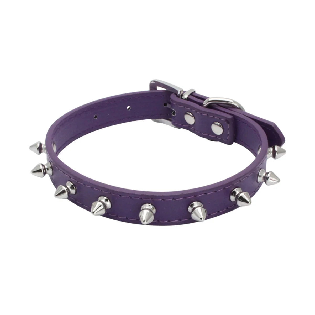 Colorful Studded Collar – Rebellious & Unique Style 😎🐶💛