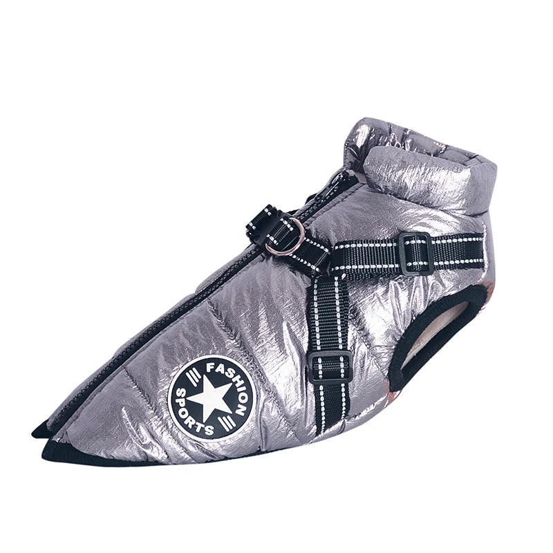 Waterproof Winter Dog Coat – Warmth & Protection with Integrated Harness