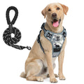Harnais Anti-Traction + Laisse 1.5 m – Contrôle & Confort Total 🐶💛