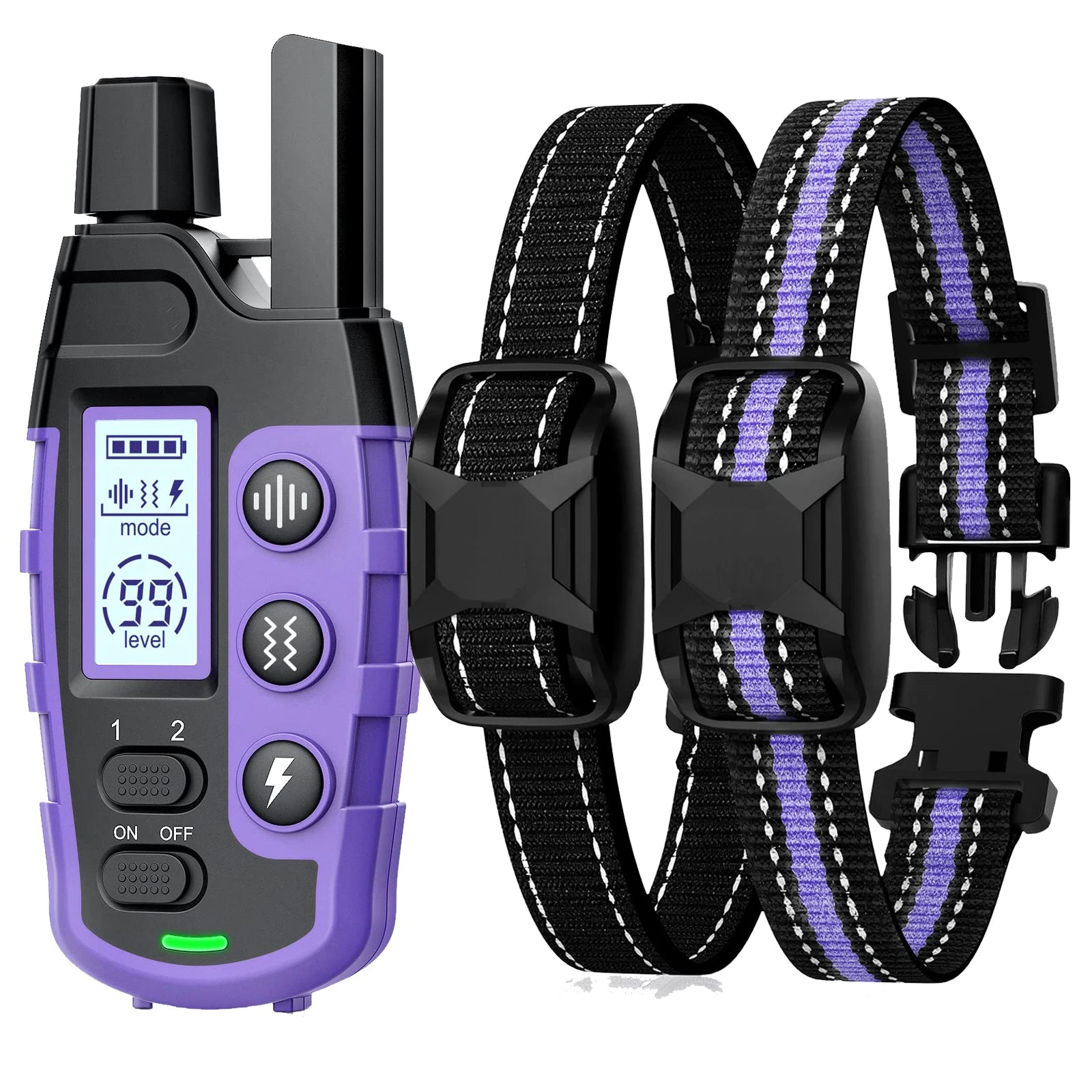 Long-Range Training Collar – Remote Control & Gentle Education 📡🐶💛