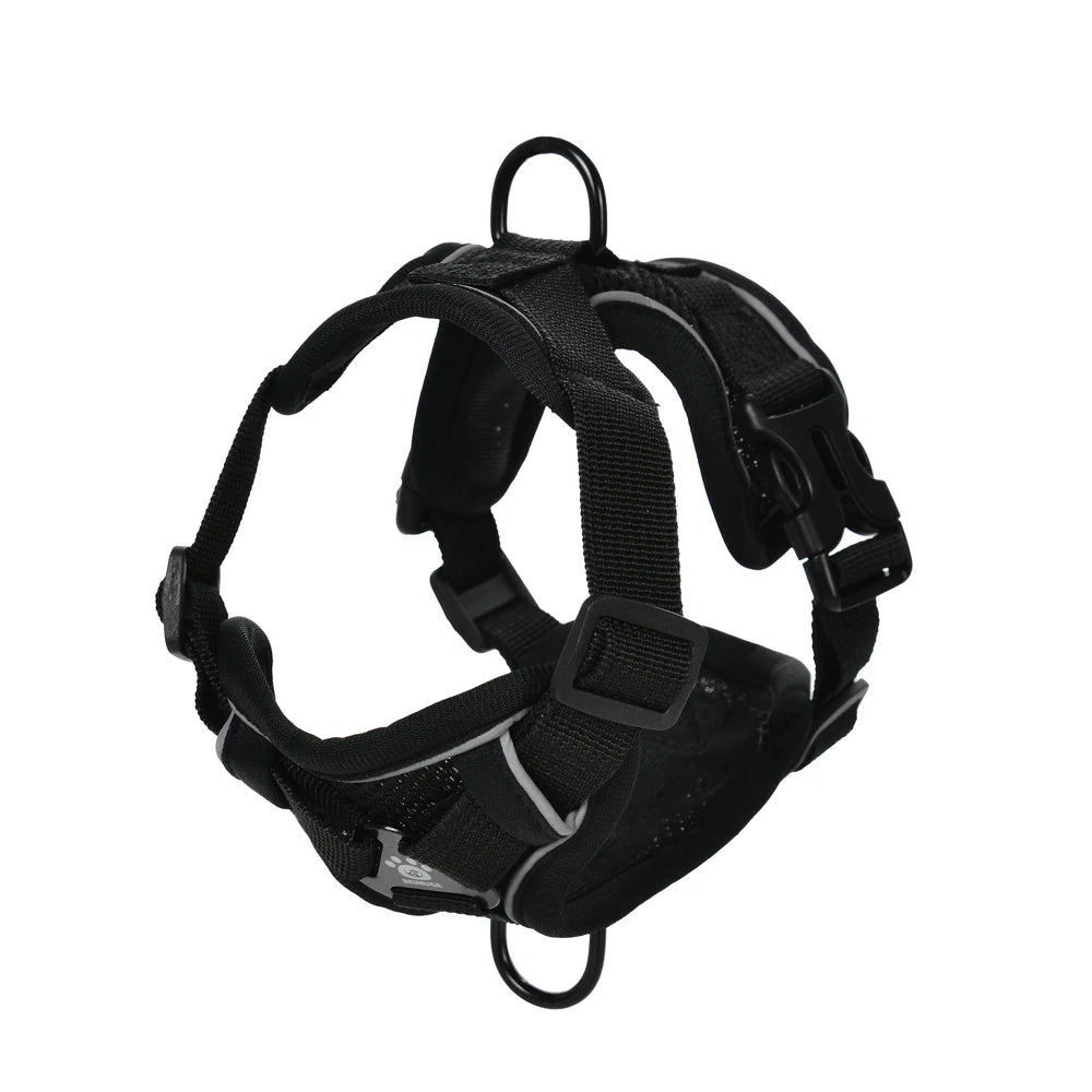 Reflective Hiking Harness + Leash – Active Safety & Comfort 🐶💛