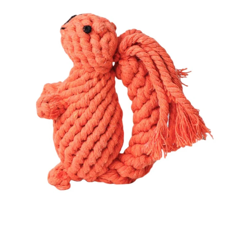 Cartoon Rope Toy – Durable & Interactive Play 🪢🐶💛