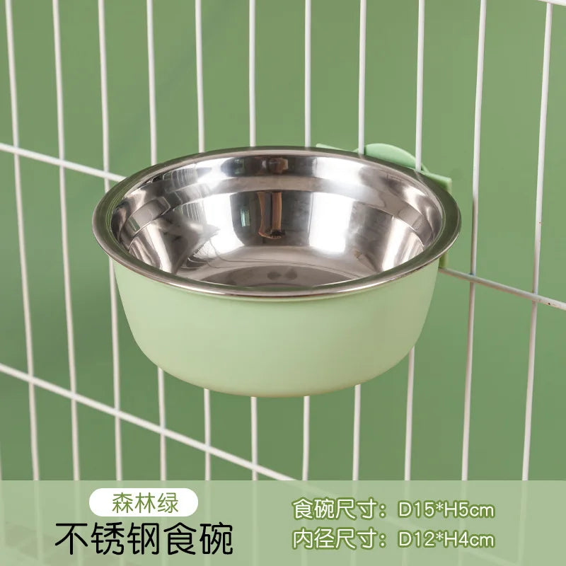 Bol Suspendu Inox – Propreté & Confort Quotidien 🥣🐶💛