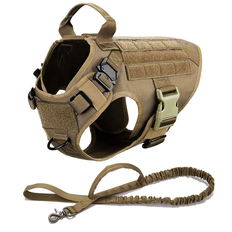 Pro Tactical Harness + Leash – Absolute Power & Control 🐶💛