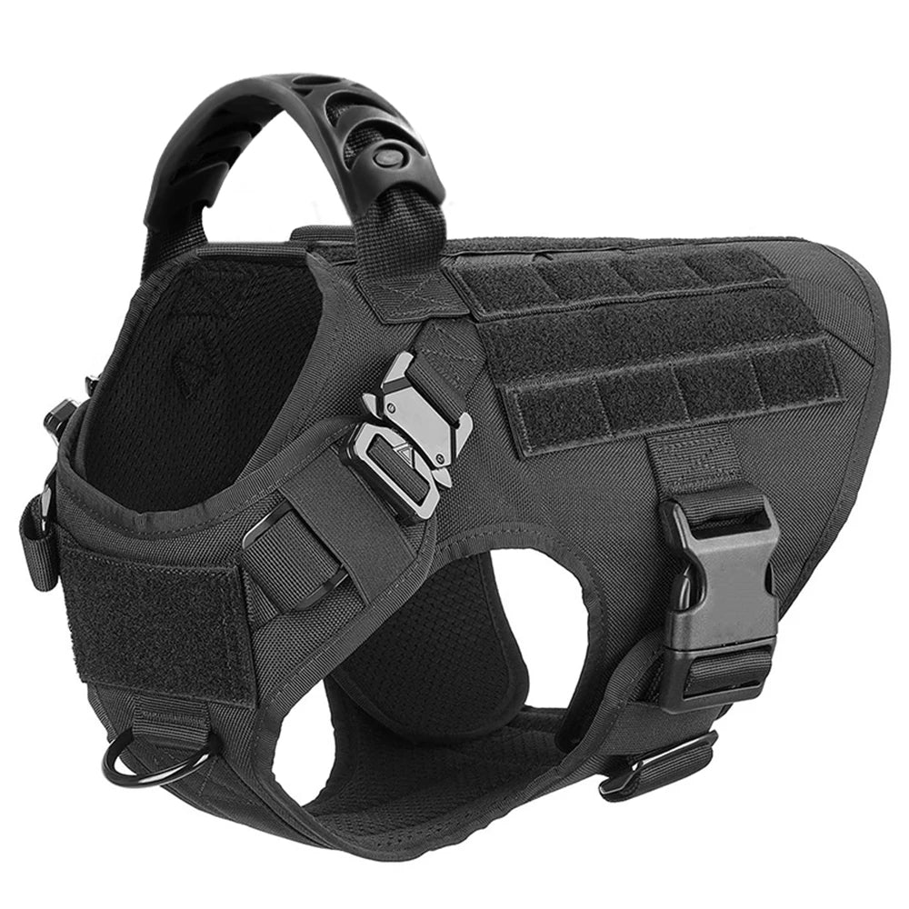 Reinforced Nylon Tactical Harness – Maximum Control & Durability 🐕💪