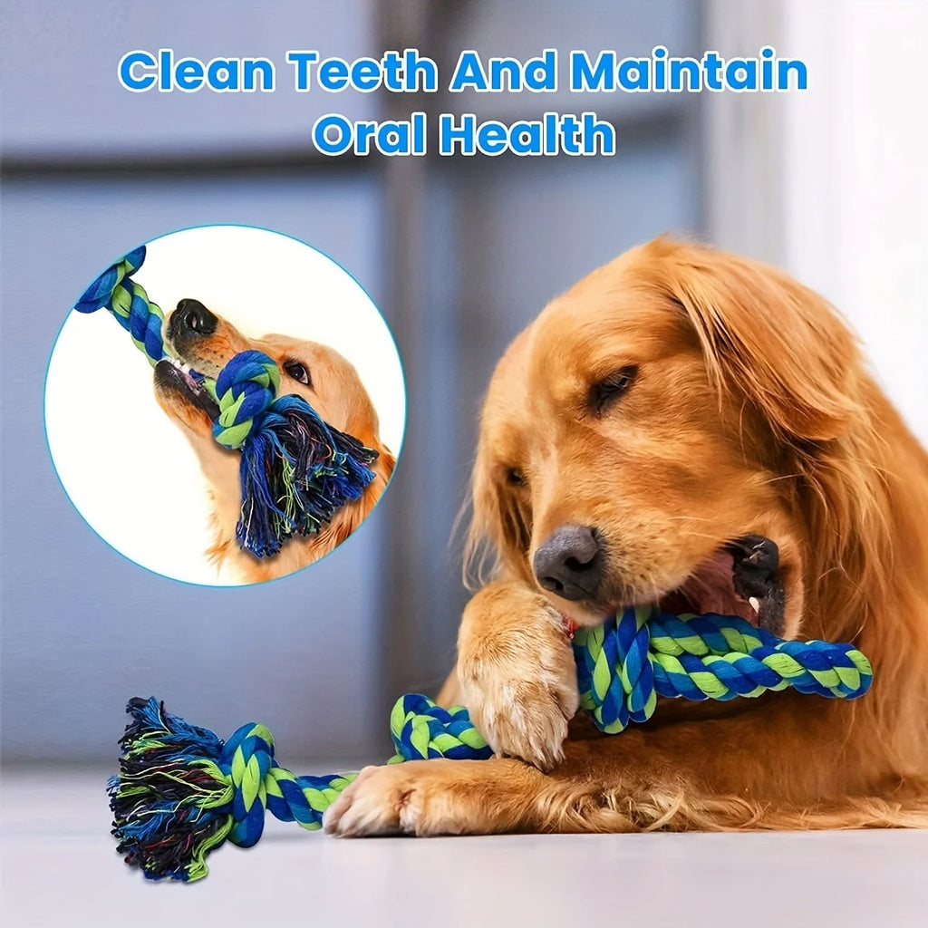Jouet Corde Ultra-Résistant – Anti-Destruction & Jeu Interactif 🐶🪢💛