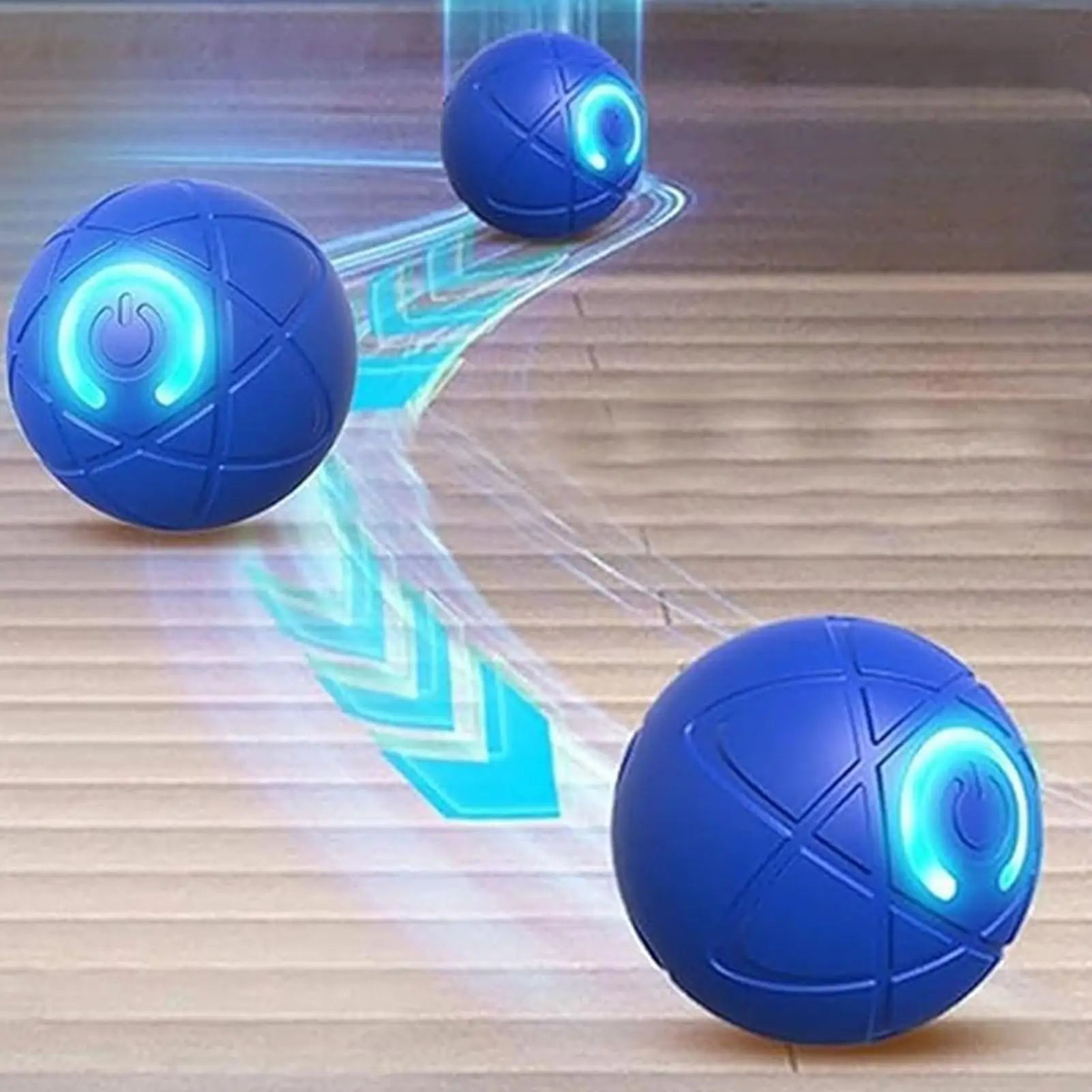 Automatic LED Ball – Smart & Anti-Boredom Toy ⚡🐶💛
