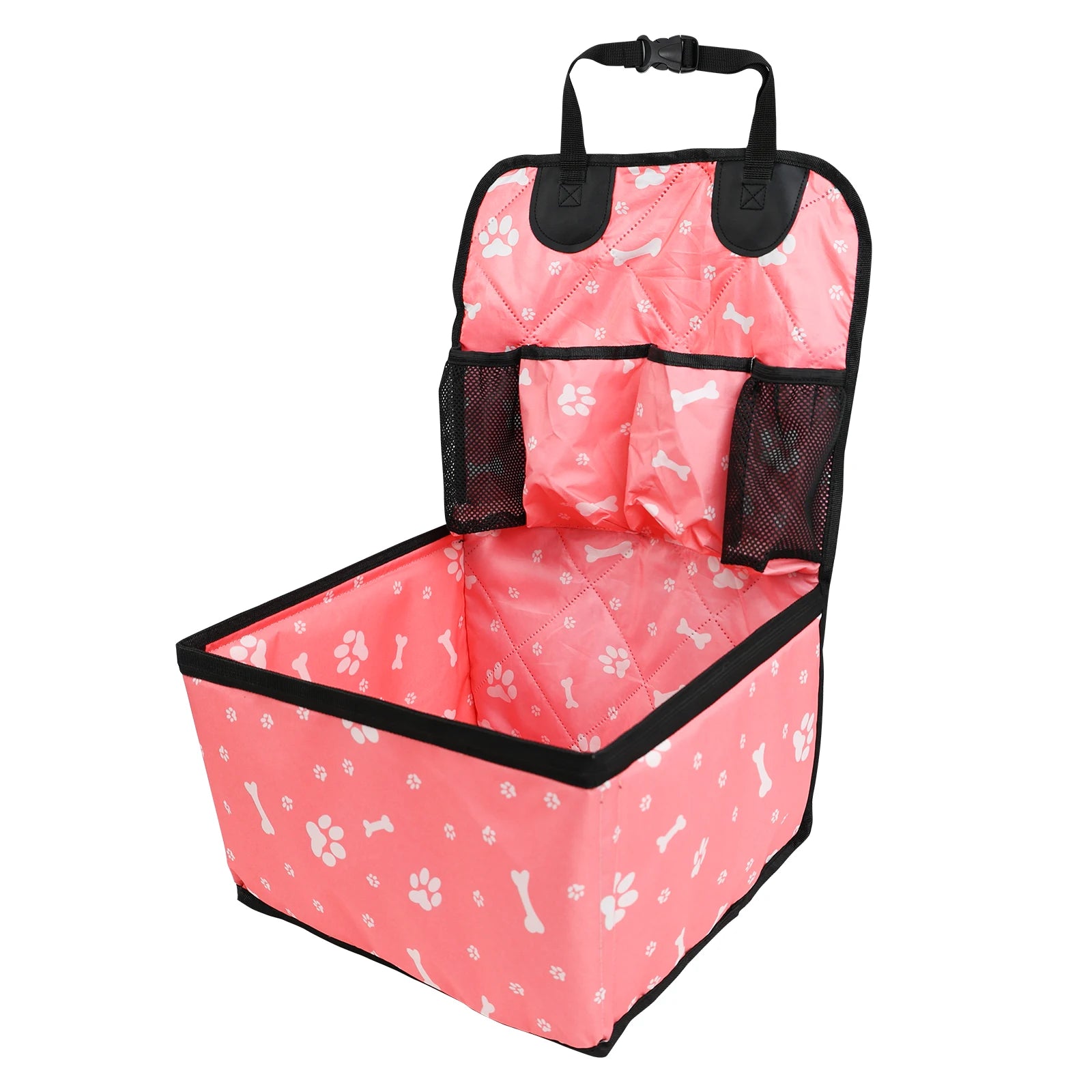 Comfort+ Car Seat for Dogs – Secure, Non-Slip & With Storage 🚗🐶💛
