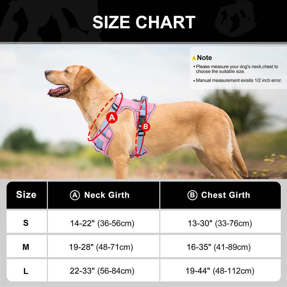 Harnais Respirant Anti-Traction – Sécurité & Confort Quotidien 🐶💛