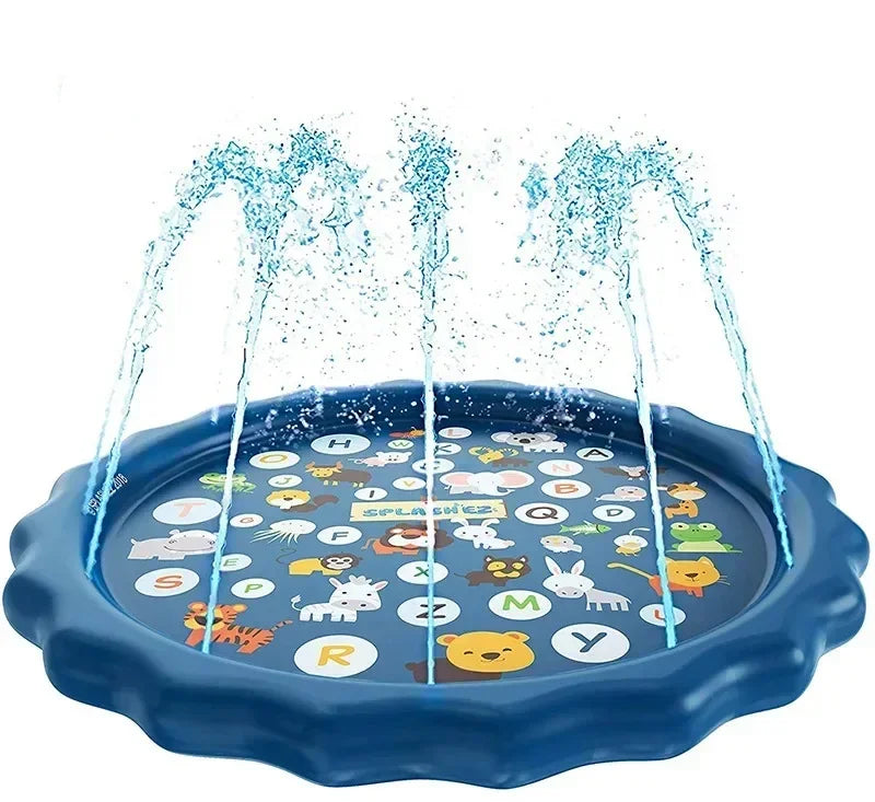 Tapis d’Eau Gonflable pour chien  – Jeux d’Été & Fraîcheur Totale 💦☀️