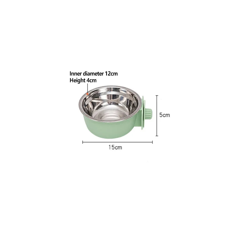 Bol Suspendu Inox – Propreté & Confort Quotidien 🥣🐶💛