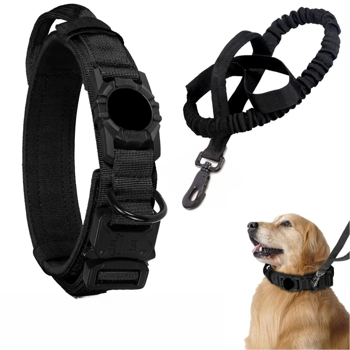 Collier Tactique avec Support AirTag – Contrôle Total & Sécurité Maximale 🐾📍