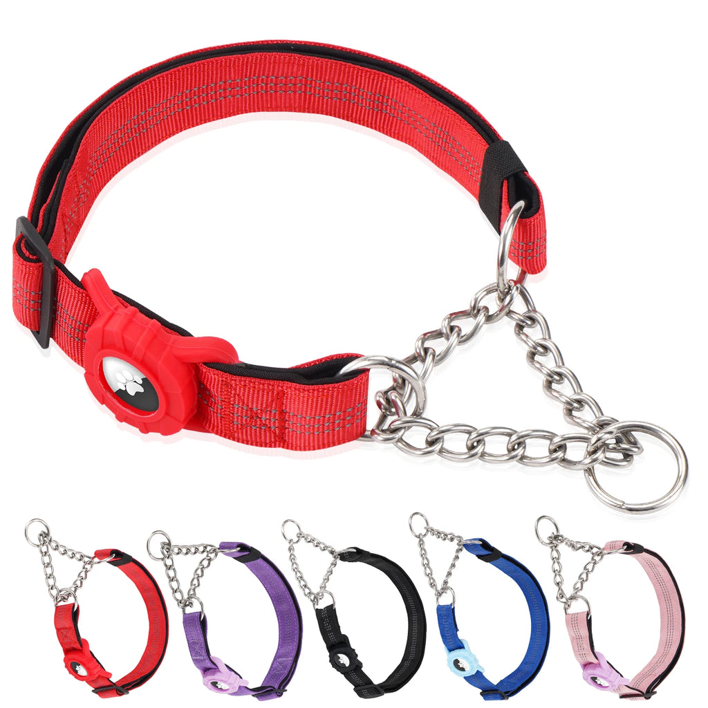 Collier AirTag Anti-Traction Pro – Contrôle & Sécurité Totale 🐶💛
