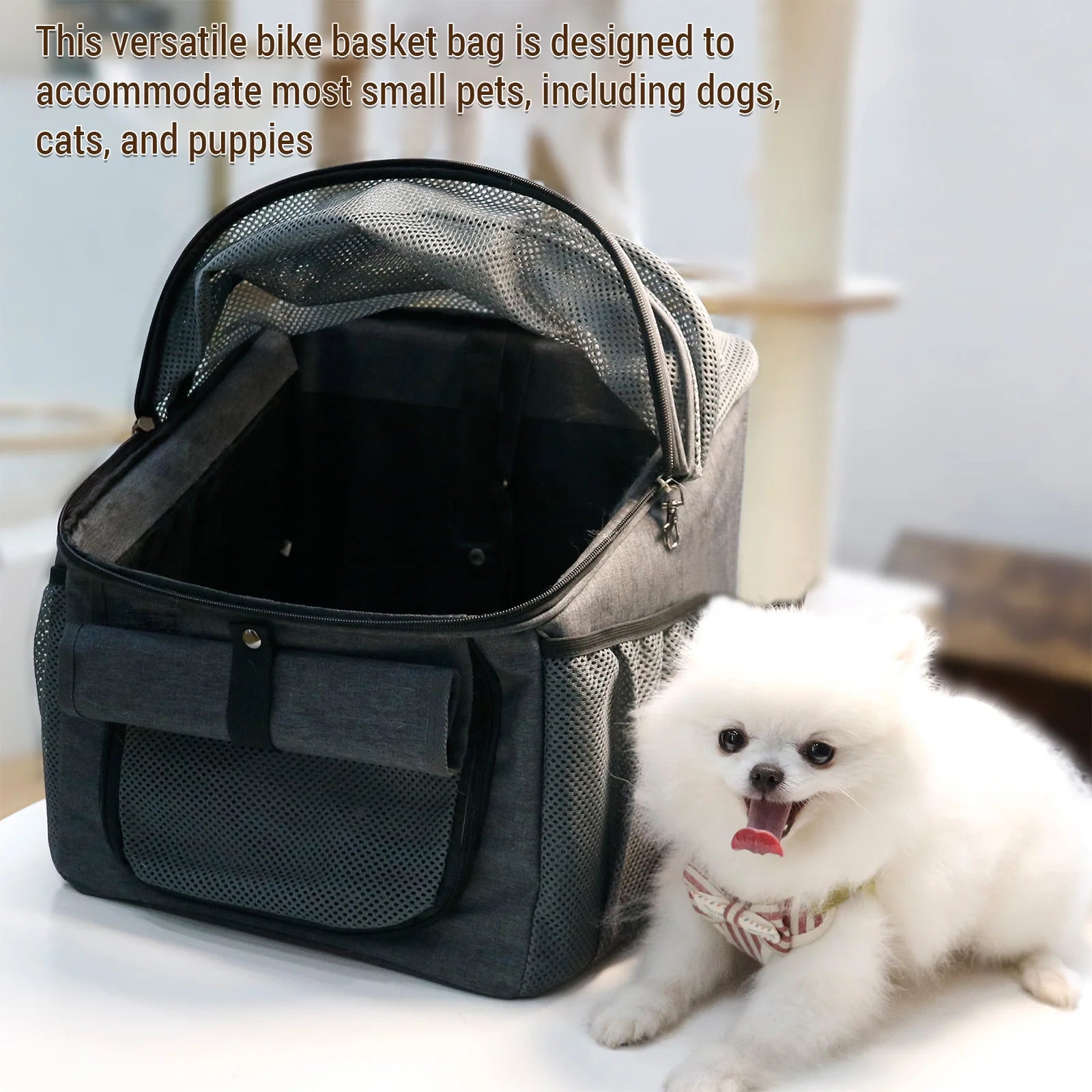 4-in-1 Expandable Bike Basket – Adventure & Total Freedom 🐶🚴‍♂️💛