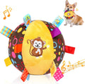 Balle Sonore Douce – Jeu & Stimulation Interactive 🔔🐶💛