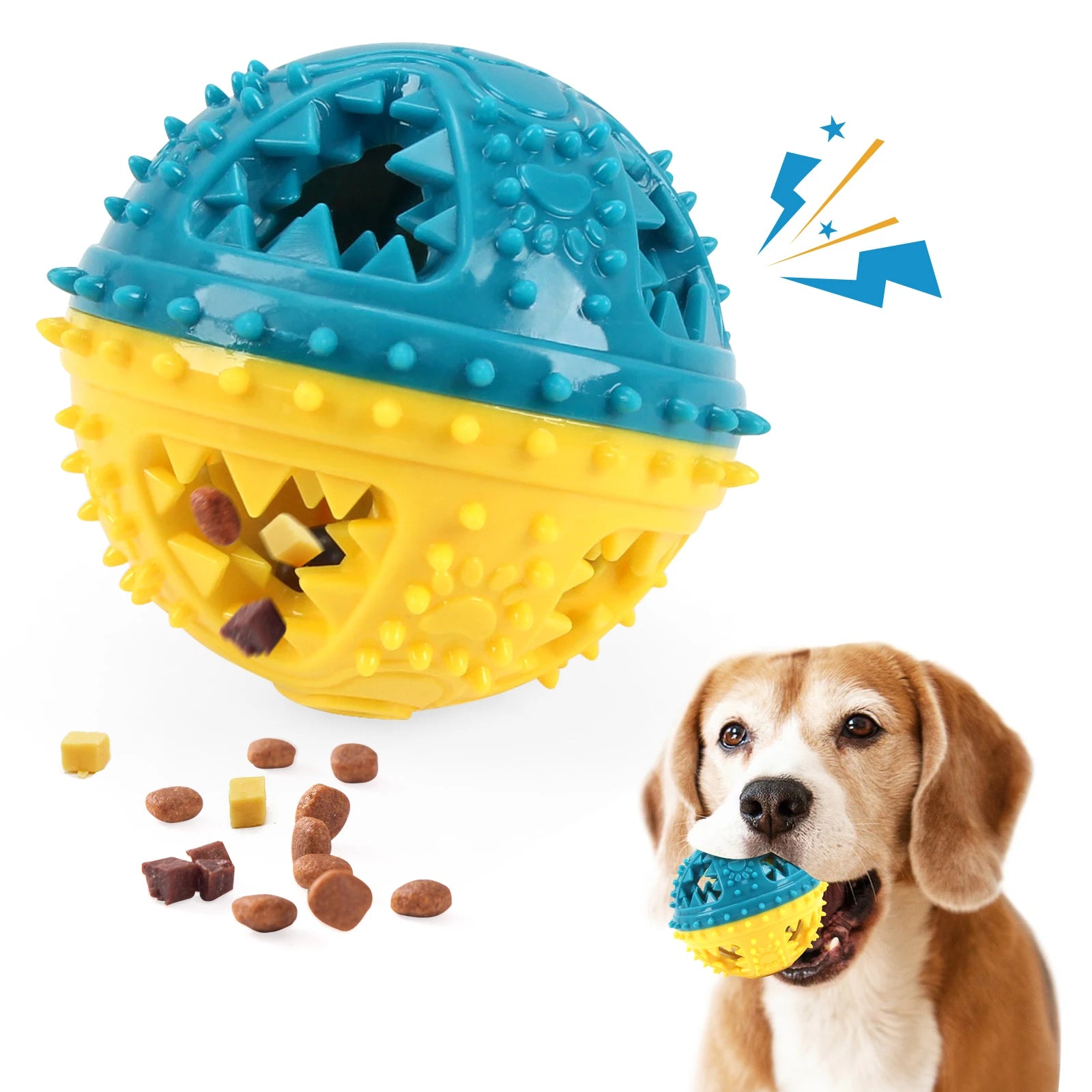 Interactive Dispenser Ball – Smart Game & Anti-Boredom 🧠🐶💛