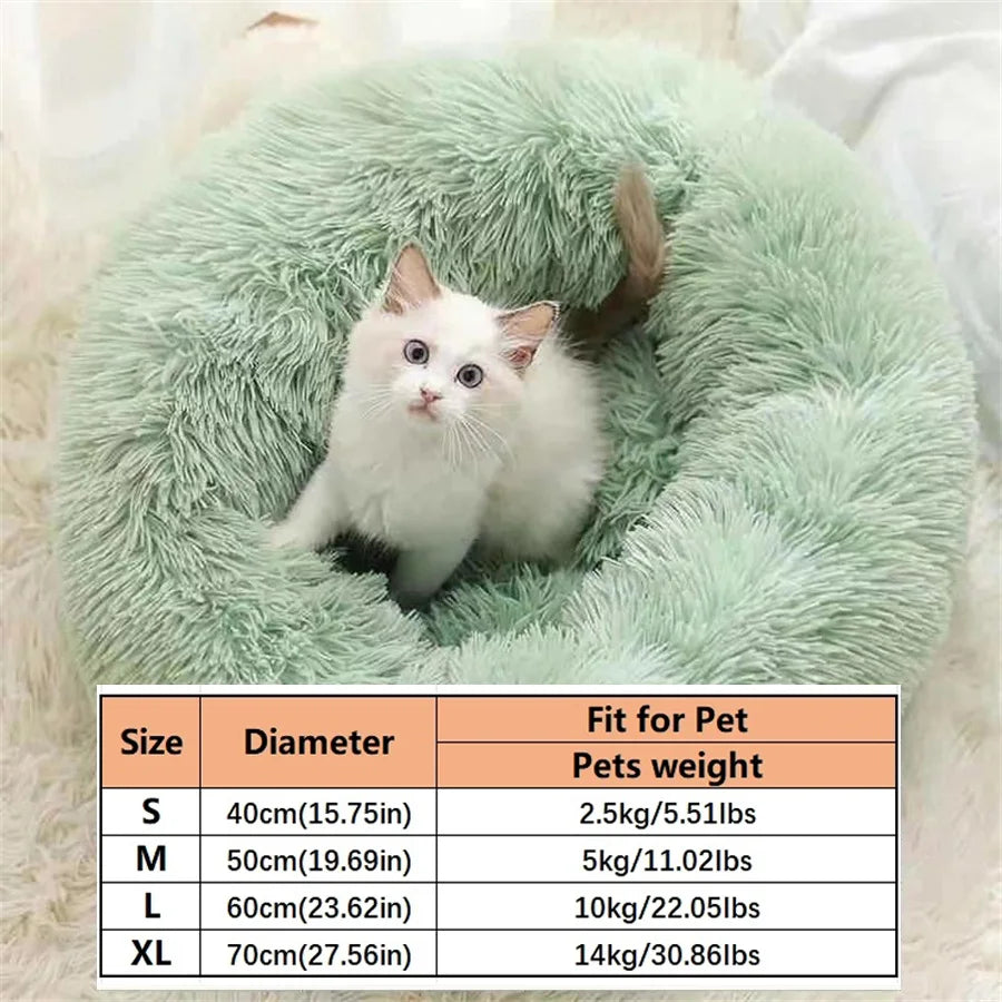 Calming Donut Bed – Anti-Stress & Deep Sleep ☁️💛