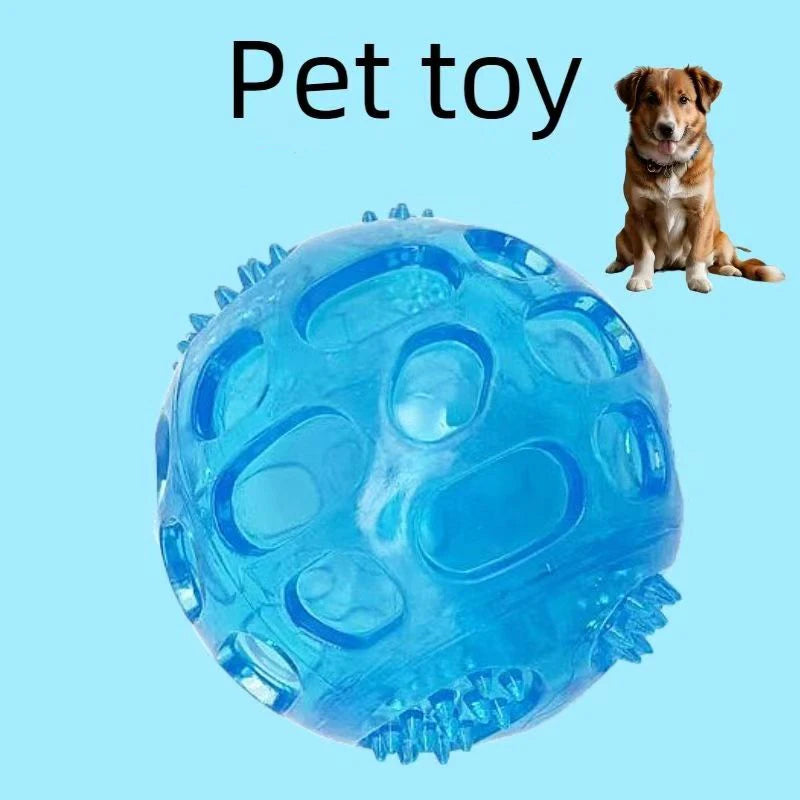 Interactive Squeaky IQ Ball – Play & Healthy Teeth 🐶🧠