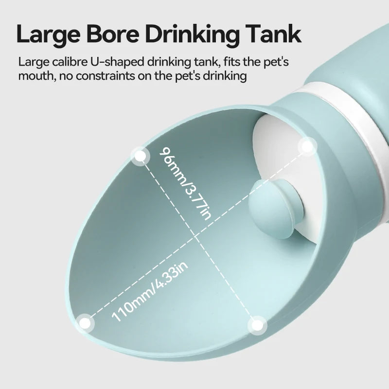 Foldable Silicone Bottle – Leak-Free Hydration 🐶💧