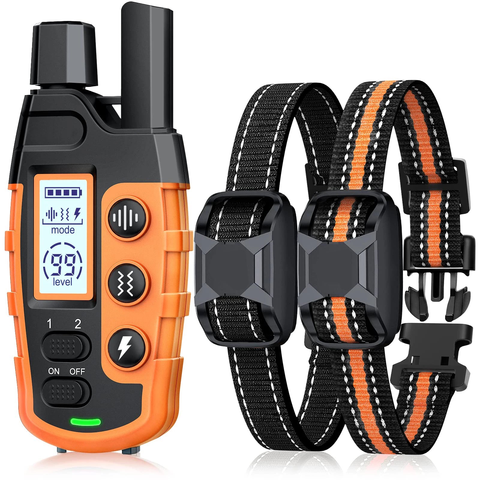 Long-Range Training Collar – Remote Control & Gentle Education 📡🐶💛