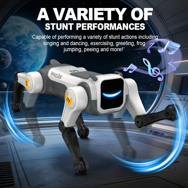 Chien Robot Intelligent – Il Parle, Danse & Obéit Comme un Vrai! 🎮🔥✨