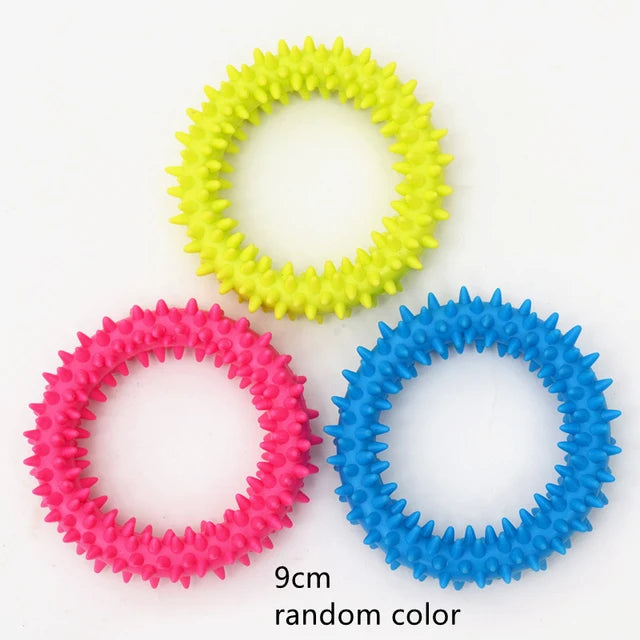Teether Pacifier Toy - Soothing & Play for Puppies 🍼🐶💛