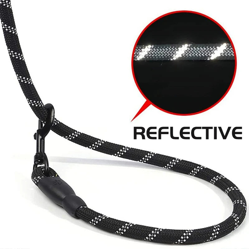 Ultra-Resistant Double Reflective Leash with Comfort Handle