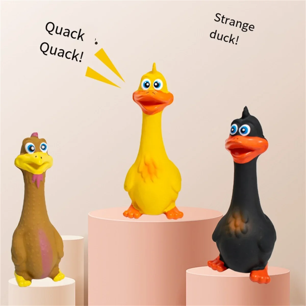 Squeaky Chicken Toy – Fun & Laughter Guaranteed 🐔😂🐶💛
