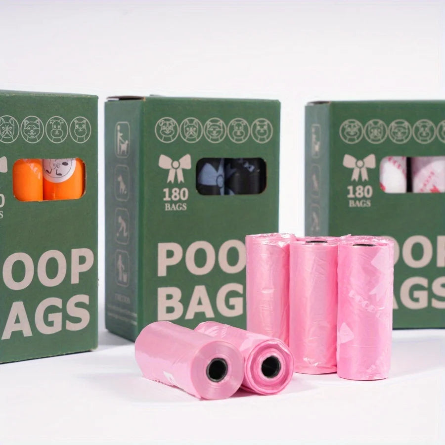Sacs à Crottes Premium Colorés (120 pcs) – Ultra Résistants & Sans Fuite 🐶💛