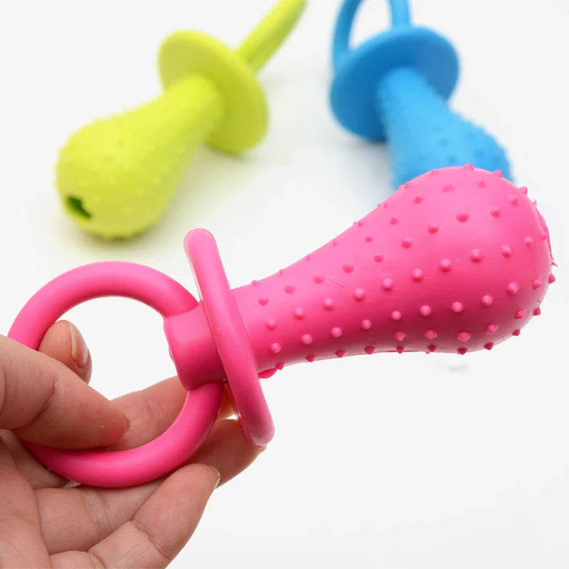 Jouet Sucette Dentaire – Apaisement & Jeu pour Chiots 🍼🐶💛