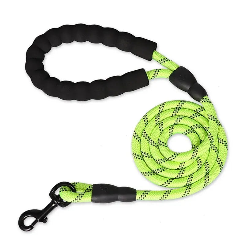Ultra-Resistant Double Reflective Leash with Comfort Handle