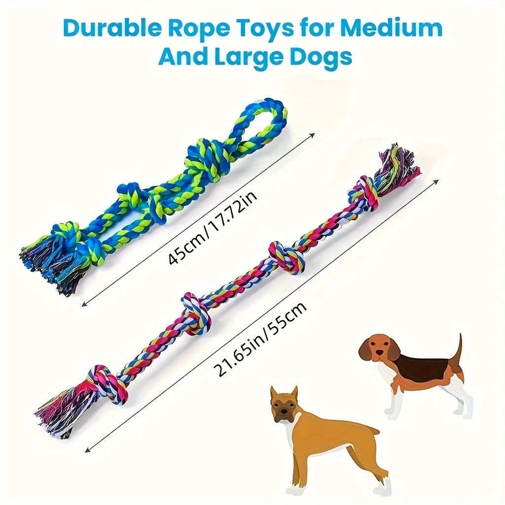 Jouet Corde Ultra-Résistant – Anti-Destruction & Jeu Interactif 🐶🪢💛